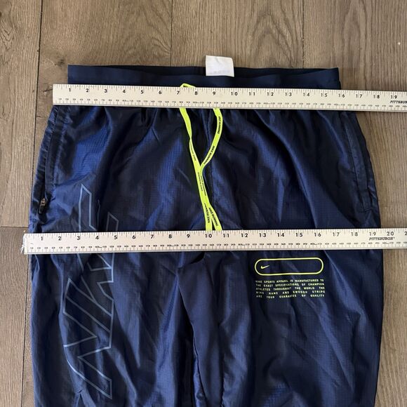 NIKE PHENOM AIR ELITE RUNNING PANTS MEN’S LARGE JOGGERS BLUE VOLT BV4811 451 - Picture 2 of 12